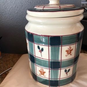 Hartstone Pottery NWOT vintage gingerbread Christmas cookie jar